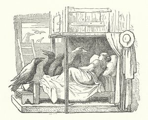 De zeven kraaien (gravure) door German School