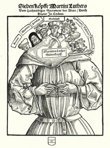 De Zeven Hoofden van Maarten Luther door German School