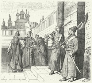 De Streltsy onder het bewind van Peter de Grote van Rusland door German School