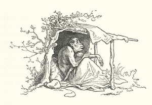 De Twee Apen (gravure) door German School