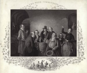 De wijncommissie (gravure)