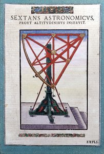 De astronomische sextant in 