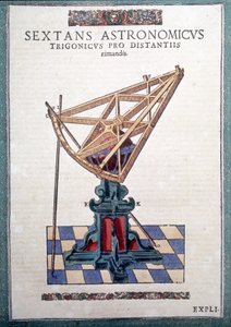 De astronomische sextant in 