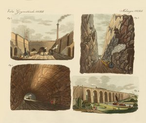 De spoorweg tussen Manchester en Liverpool