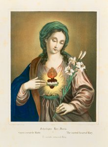 Het Heilig Hart van Maria, uitgegeven door Fr. Wentzel, Weissenburg, 1850