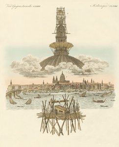 De structuur op de top van de St. Paul
