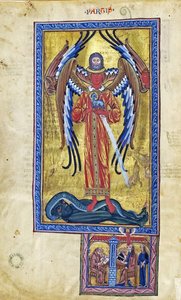 Theofanie van Goddelijke Liefde (Visioen uit Liber Divinorum Operum), ca.1220-30