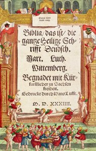 Titelpagina van de Lutherbijbel, ca. 1530 door German School