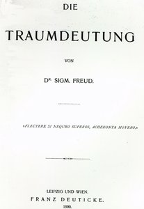 Titelpagina van Die Traumdeutung door Sigmund Freud, gepubliceerd in 1899