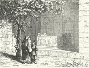 Graf van de Perzische dichter Saadi in de Iraanse stad Shiraz door German School