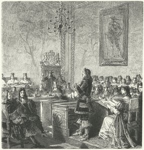 Proces van William Russell, Lord Russell, voor verraad tegen koning Charles II door German School
