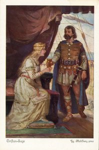Tristan geeft Isolde de liefdesdrank