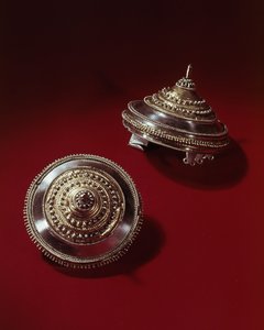 Tutulus fibulapaar (zilver)