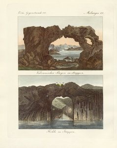 Vulkanische bogen en grotten