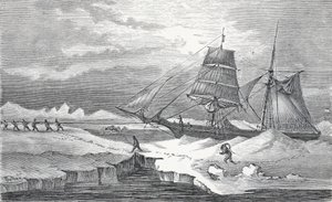 Door het ijs warpen, Londen 1874