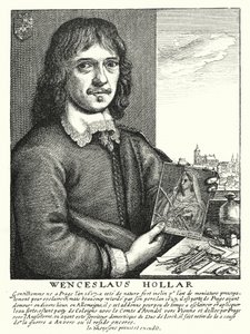 Wenceslaus Hollar, Boheemse tekenaar, etser en illustrator (gravure) door German School