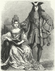 Willem III en Maria II, Koning en Koningin van Engeland door German School