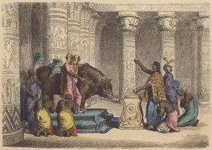 Aanbidding van de Apis-stier in het oude Egypte