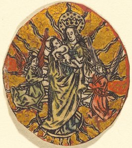 Madonna en Kind door German or Netherlandish 15th Century