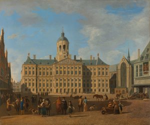 Het stadhuis op de Dam in Amsterdam