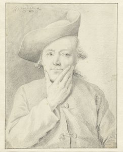 Mansbuste door Gerrit Dadelbeek