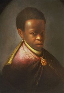 Portret van een zwarte hoveling