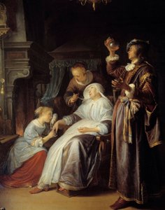 De hydropische vrouw (detail)