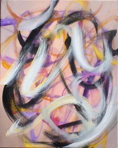 5498, 2022 (acrylverf op doek) door Gerrit Greve