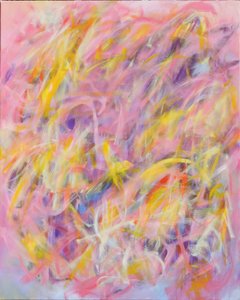 Zonnewende en daarna, 2022 (acryl op doek) door Gerrit Greve