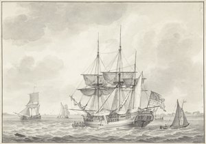 Het Amerikaanse schip Harmony Baltimore door Gerrit Groenewegen