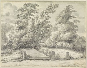 Graf van Johannes Jelgerhuis Rienksz. door Gerrit Lamberts