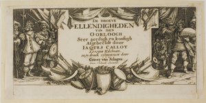 Frontispice, uit De grote ellende van de oorlog