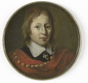 Portret van een vijftienjarige jongen door Gerrit Lundens