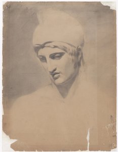 Academiestudie met gehelmde kop door Gerrit Willem Dijsselhof