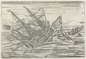 Vraye Description de Trois Voyages de mer tres admirables door Gerrit de Veer