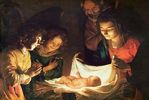 Aanbidding van de baby, c.1620
