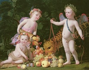 Een allegorie van vrede en overvloed, 1629