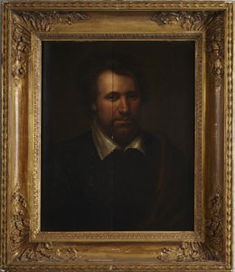 Ben Jonson (1573-1637) door Gerrit van Honthorst