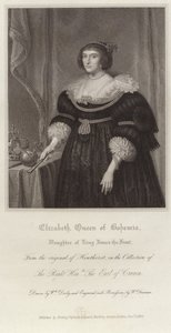 Elizabeth, Koningin van Bohemen door Gerrit van Honthorst