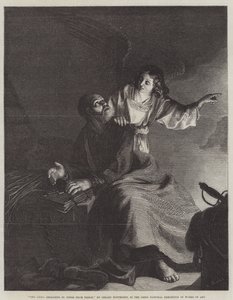 De engel die St. Peter uit de gevangenis bevrijdt