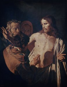 De ongelovigheid van Sint Thomas, c.1620 door Gerrit van Honthorst