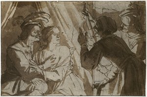 De verloren zoon door Gerrit van Honthorst