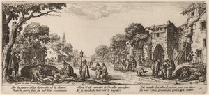 Stervende Soldaten langs de Weg