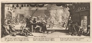 Plundering van een grote boerderij