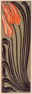 Tulpenornament door Gertrud Kleinhempel