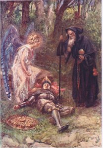 "Zie dit zware gezicht, eerbiedwaardige Sire", Verhalen uit de Faerie Queen uitgegeven door George Harrap and Company