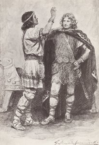Illustratie voor Het Verhaal van Hereward, De Kampioen van Engeland