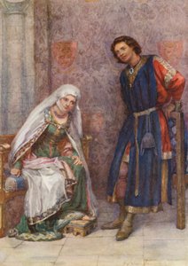 Shakespeare, Koning John door Gertrude E. Demain (after) Hammond