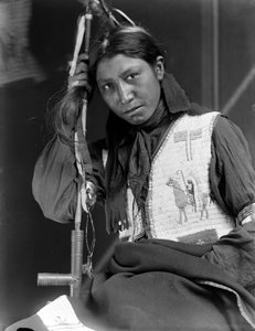 Charles American Horse, een lid van Buffalo Bill