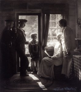 Zonneschijn in het huis door Gertrude Käsebier